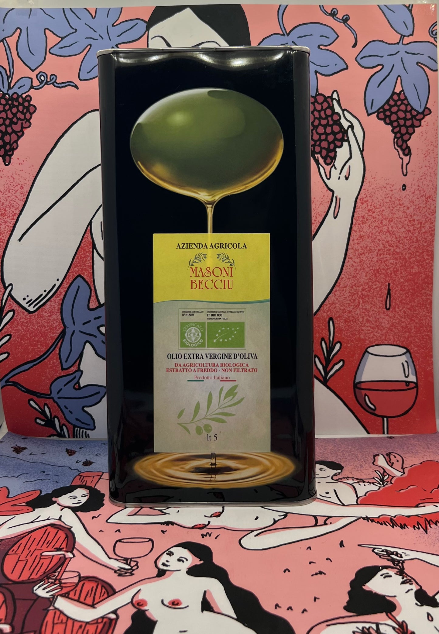 Masoni Becciu, Extra-vergin olive oil 5000 ml