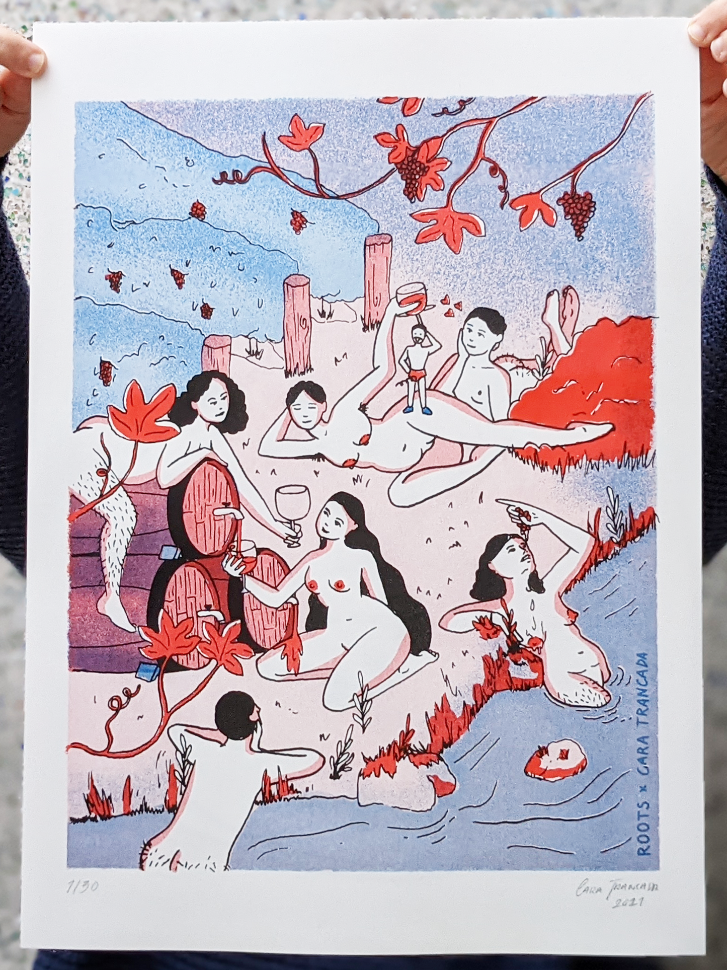 "Vineyard" Poster