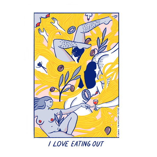 "I Love Eating Out " Poster